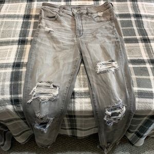 American eagle jeans size 10 regular, grey.